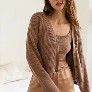 Reformation Elke Sweater and Tank Top Set